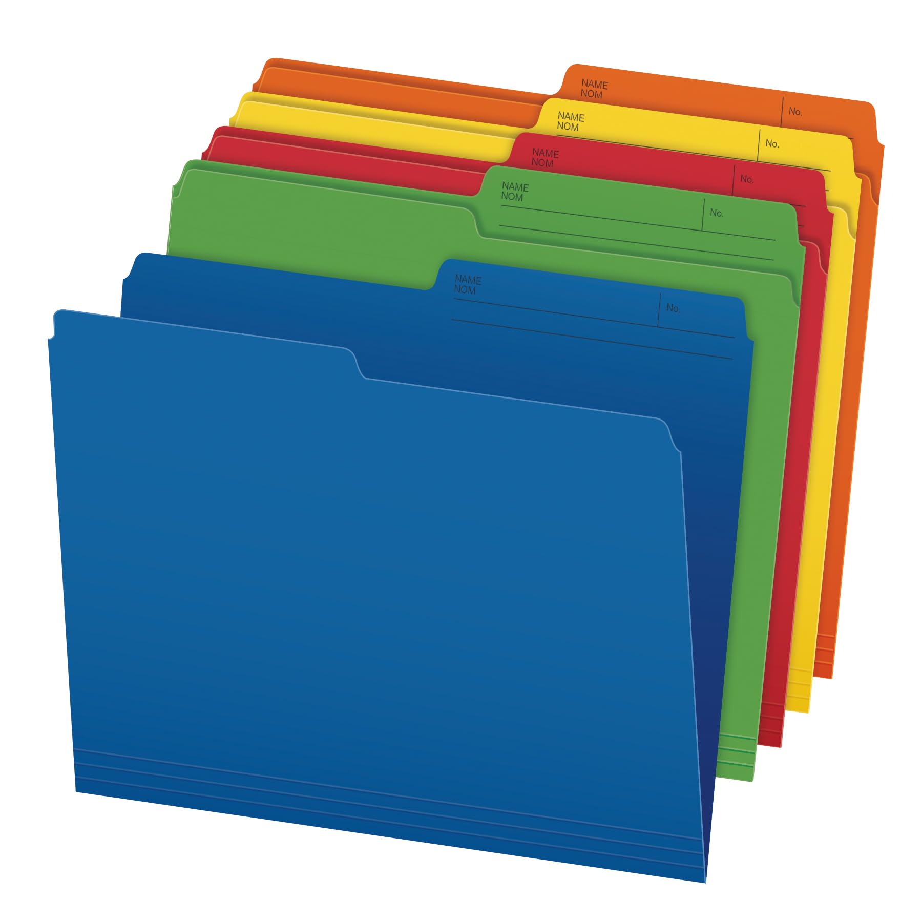 Pendaflex File Folders - Assorted Colour File Organizers, 1/2 Cut Tab, Letter Size, Durable Paper Stock, 25/Pack, Ideal for Office/Home/School Organization image 2