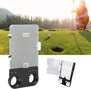 CaCaCook Golf Cart Scorecard, Folding Hand Trailer Scorecard Board For Pencils/Balls/Tees