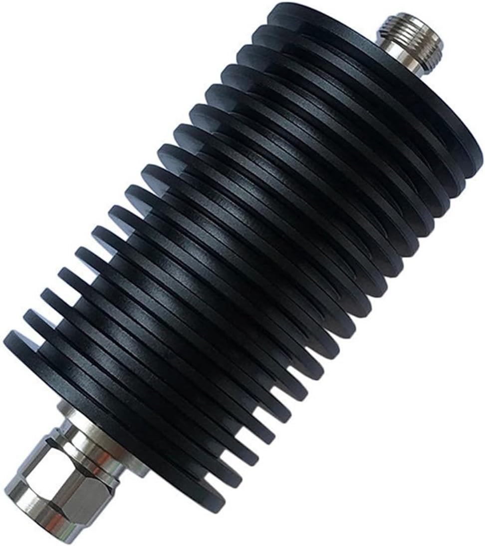 100W N Coaxial Fixed RF Attenuator 1-50DB Attenuation Accessories Frequency DC-3GHz/4GHz(N M to N F 100W 3G,1DB)