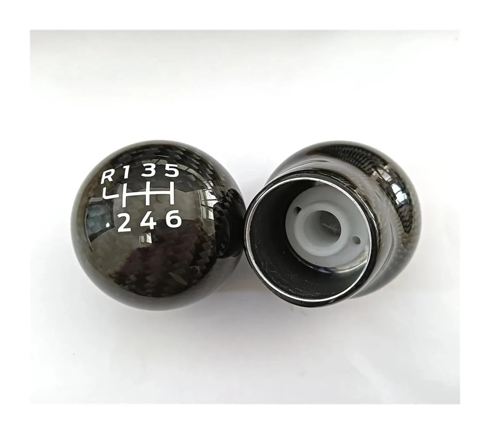 Pommeau De Levier Vitesse En Fibre Carbone À 6 Vitesses Transmission Manuelle Pour Focus Pour Fiesta RS ST levier vitesse(R L)