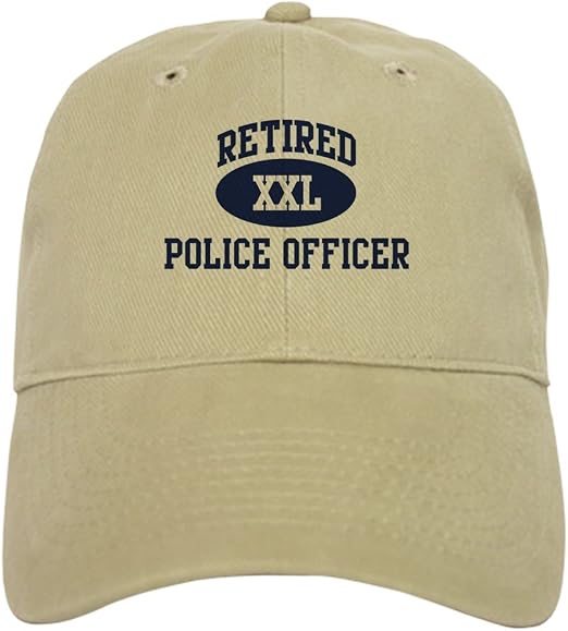 CafePress Retired Police Officer Cap 