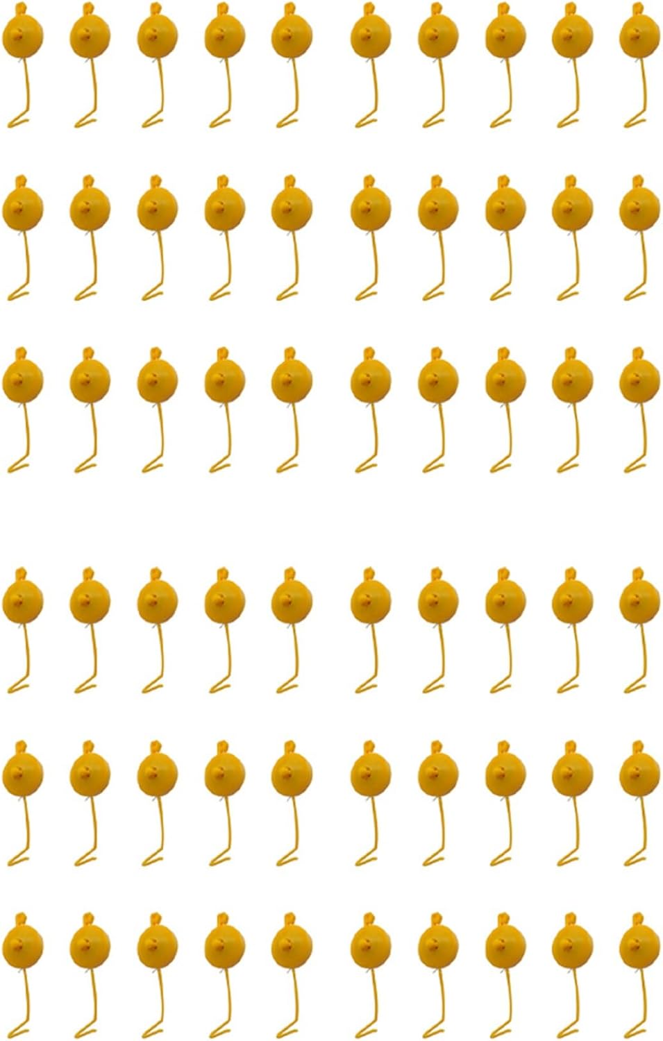 Plant Yoyo Grow Hanger with Stopper, Adjustable Indoor Plant Support Yo Yo (Pack of 60)