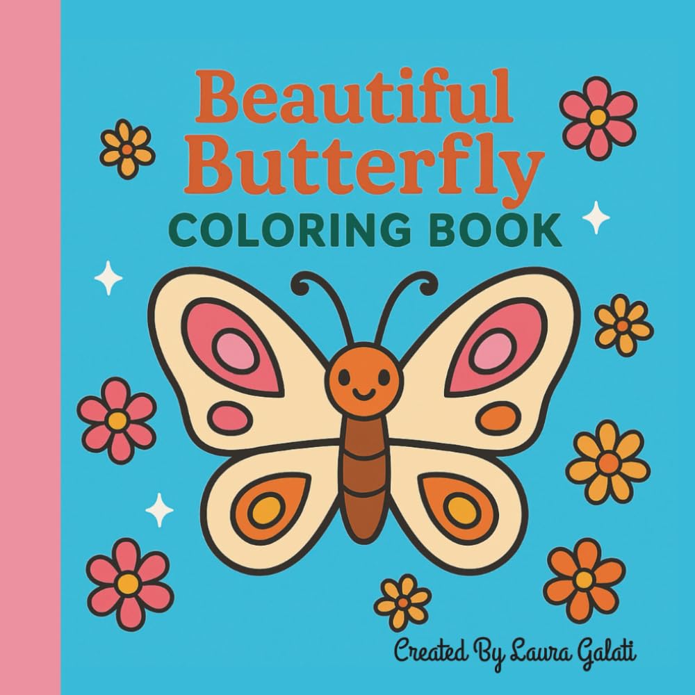 Beautiful Butterfly Coloring Book