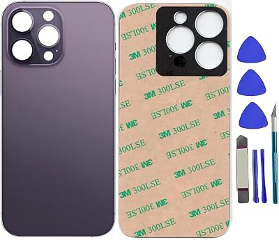 Vitre Arrière De Remplacement Pour IPhone 14 Plus - Couleur Blanc, Grand Trou Pour Caméra - Neuf