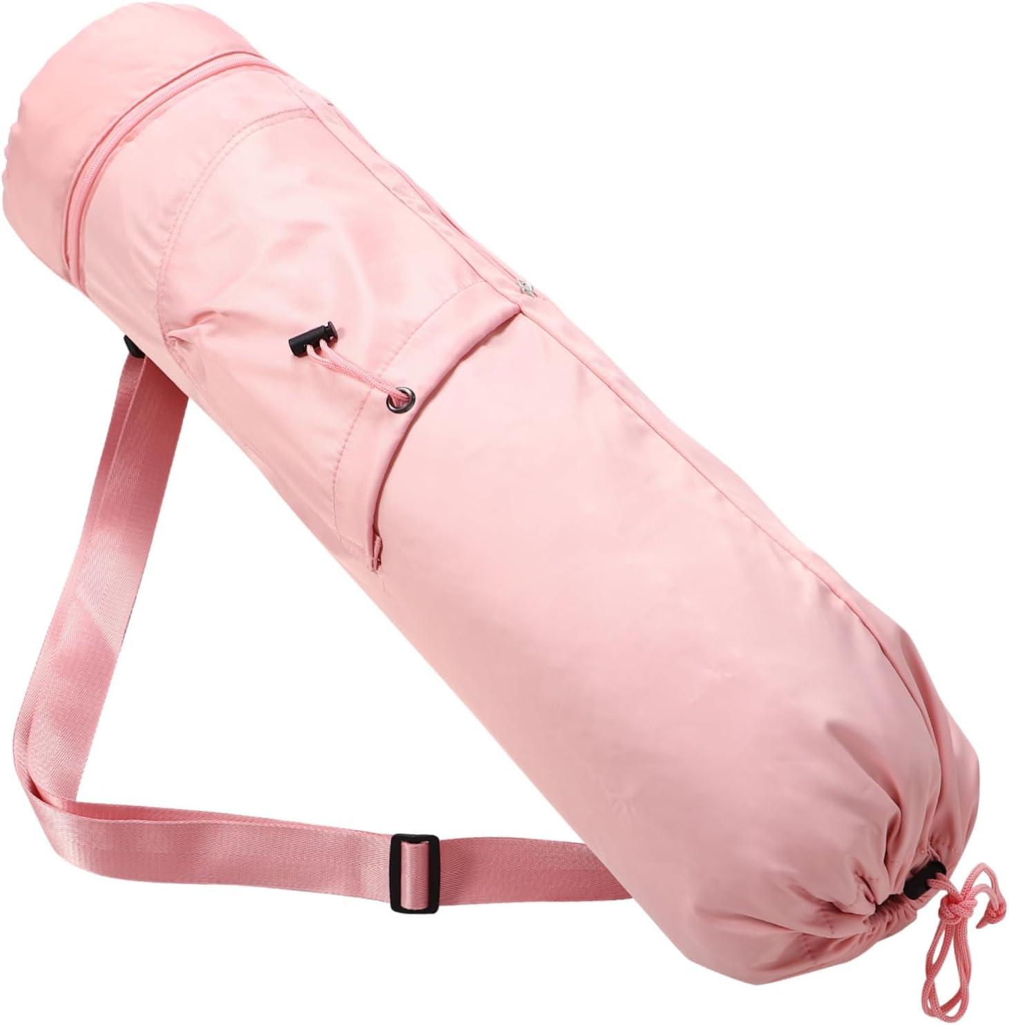 Yoga Mat Holder with Pocket and Bottom Wet Bag Comfortable Tote for Fitness Gear Durable Storage Organizer for Yoga Gym and Travel Activities Includes Water Bottle Pocket