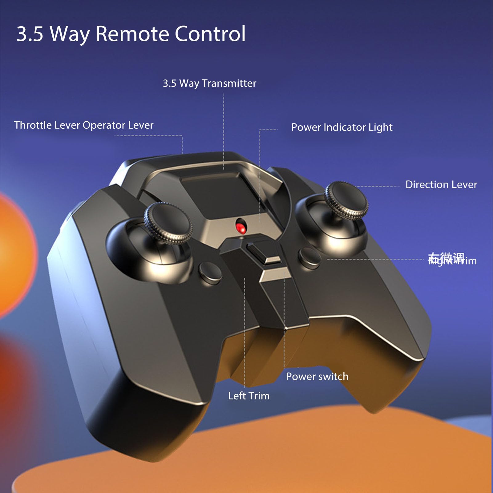 Gonetre Mini Helicóptero RC Recargable Eléctrico a Prueba de Caídas con Luz para Niños y Adultos Que Vuelan Divertidos