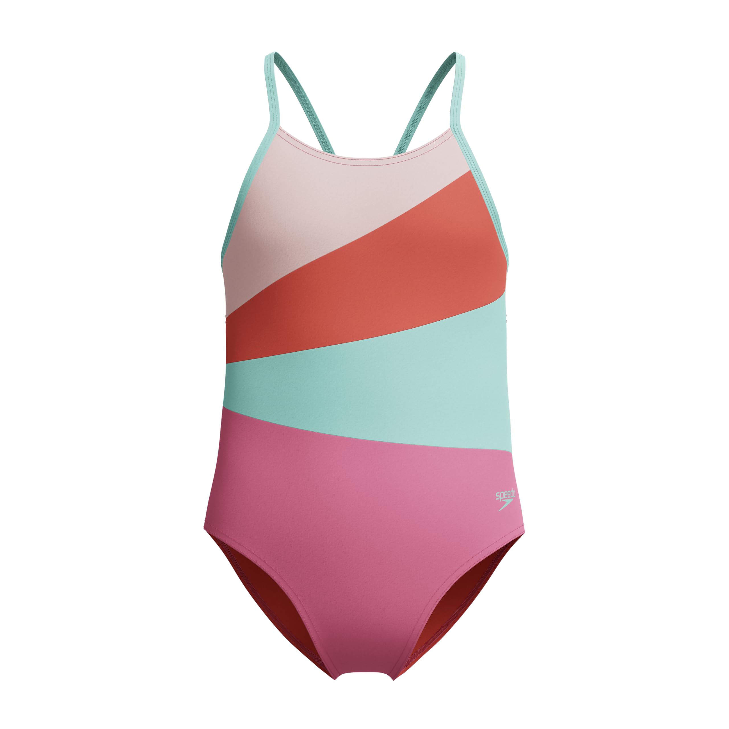 Speedo Girl's Swimsuit One Piece Thin Straps