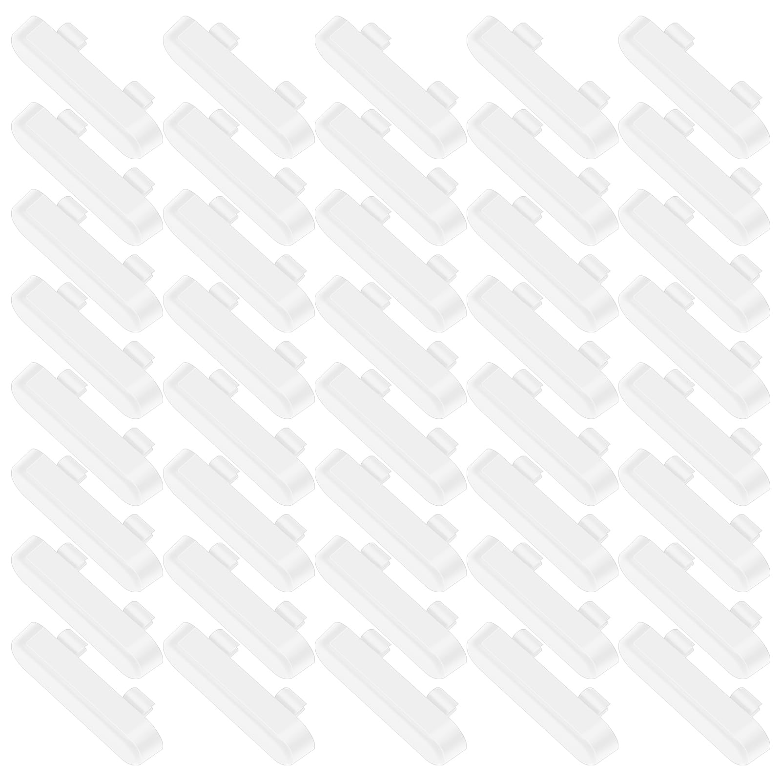 Licqic White Weep Vent Cover, Window Drain Caps, Weep Hole Drainage Covers Double Glazing, For Doors And Windows, 40 Pcs