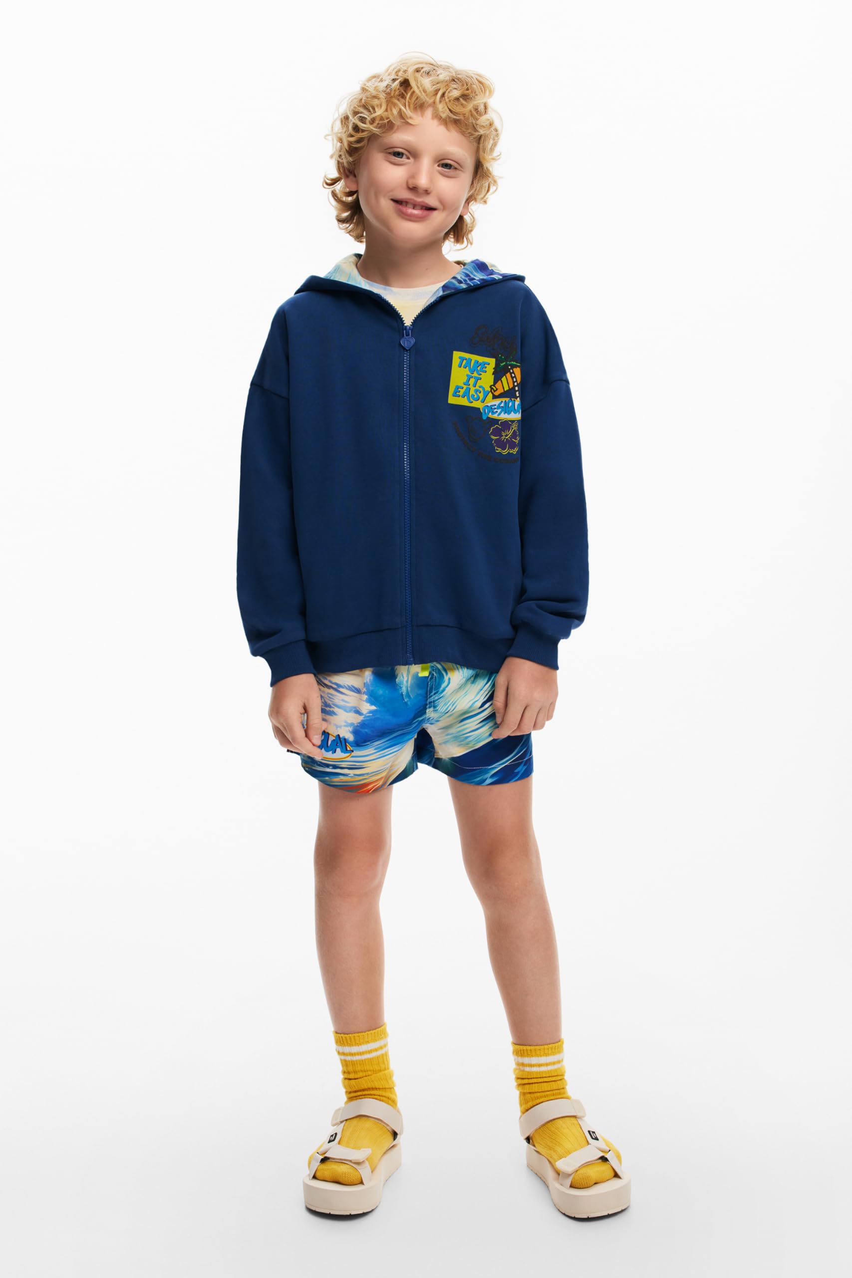 Desigual Sweat_Ocean Sweatshirt para Niños