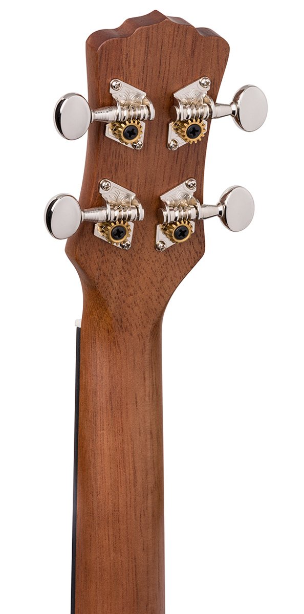 Luna Tribal Pineapple Ukulele Bundle with Gig Bag, Tuner, Austin Bazaar Instructional DVD, and Polishing Cloth - Image 5