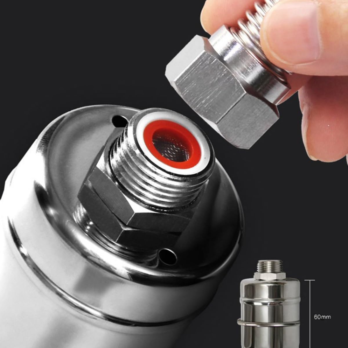 Valvola a sfera galleggiante, Valvola galleggiante da 1/2"+tubo intrecciato da 60 cm+interruttore valvola triangolare+morsetto di fissaggio,valvola galleggiante for riempimento automatico del serbatoi