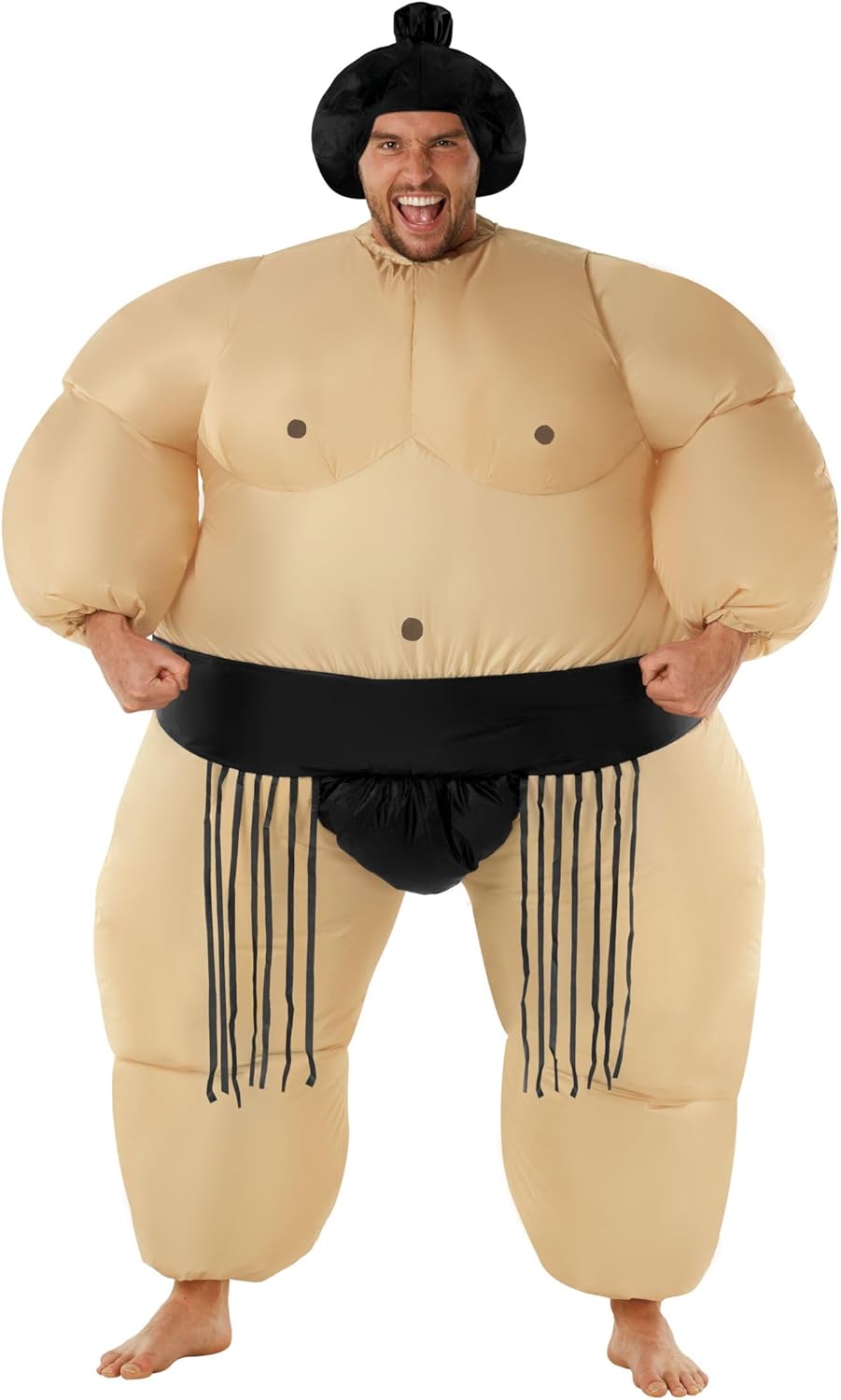 Morph Sumo Wrestler Inflatable Costume, Inflatable Sumo Costume, Blow Up Halloween Costumes For Men, Halloween Costumes Men