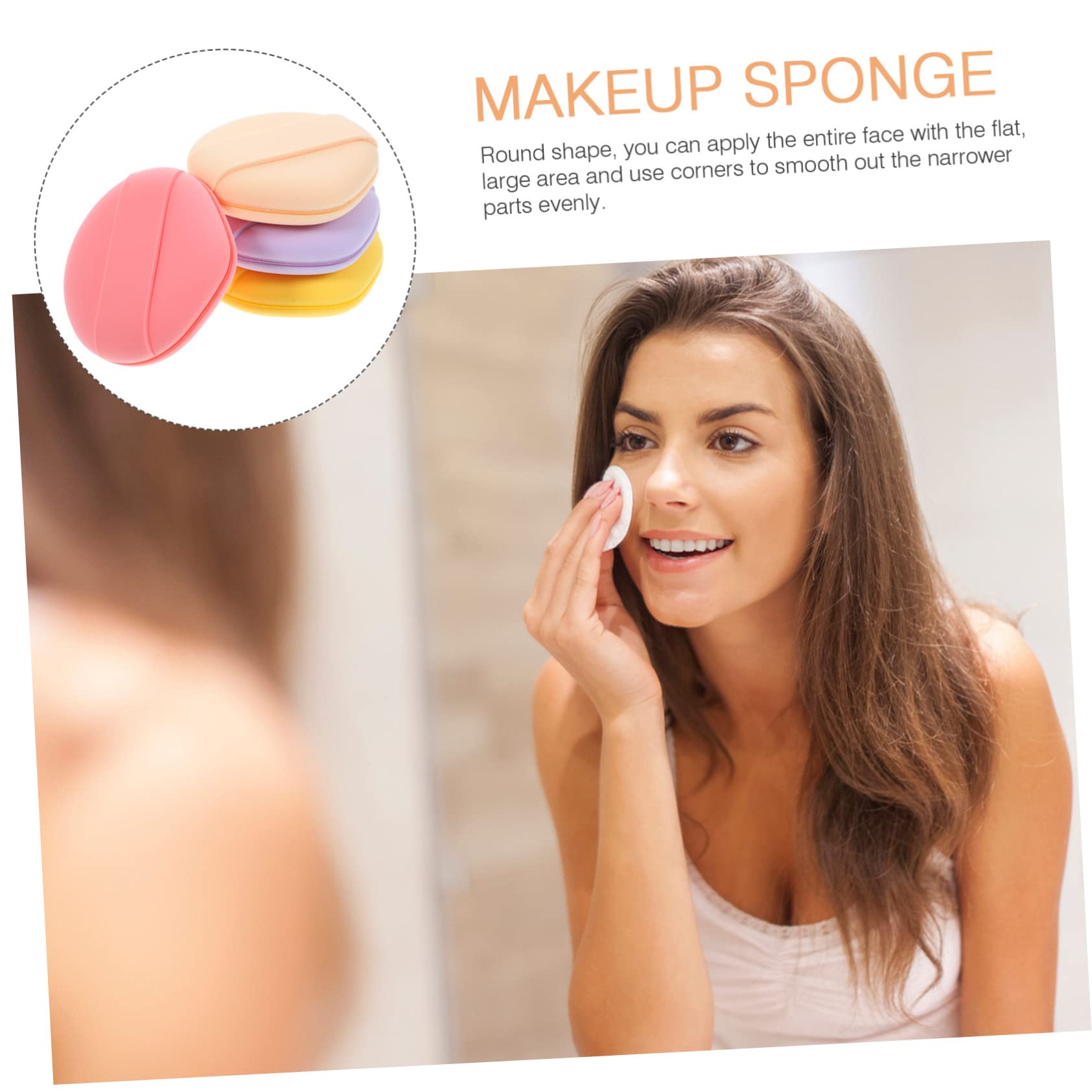 FRCOLOR 12pezzi Spugne Per Morbide e Riutilizzabili Per e Blush Adatte Asciutto