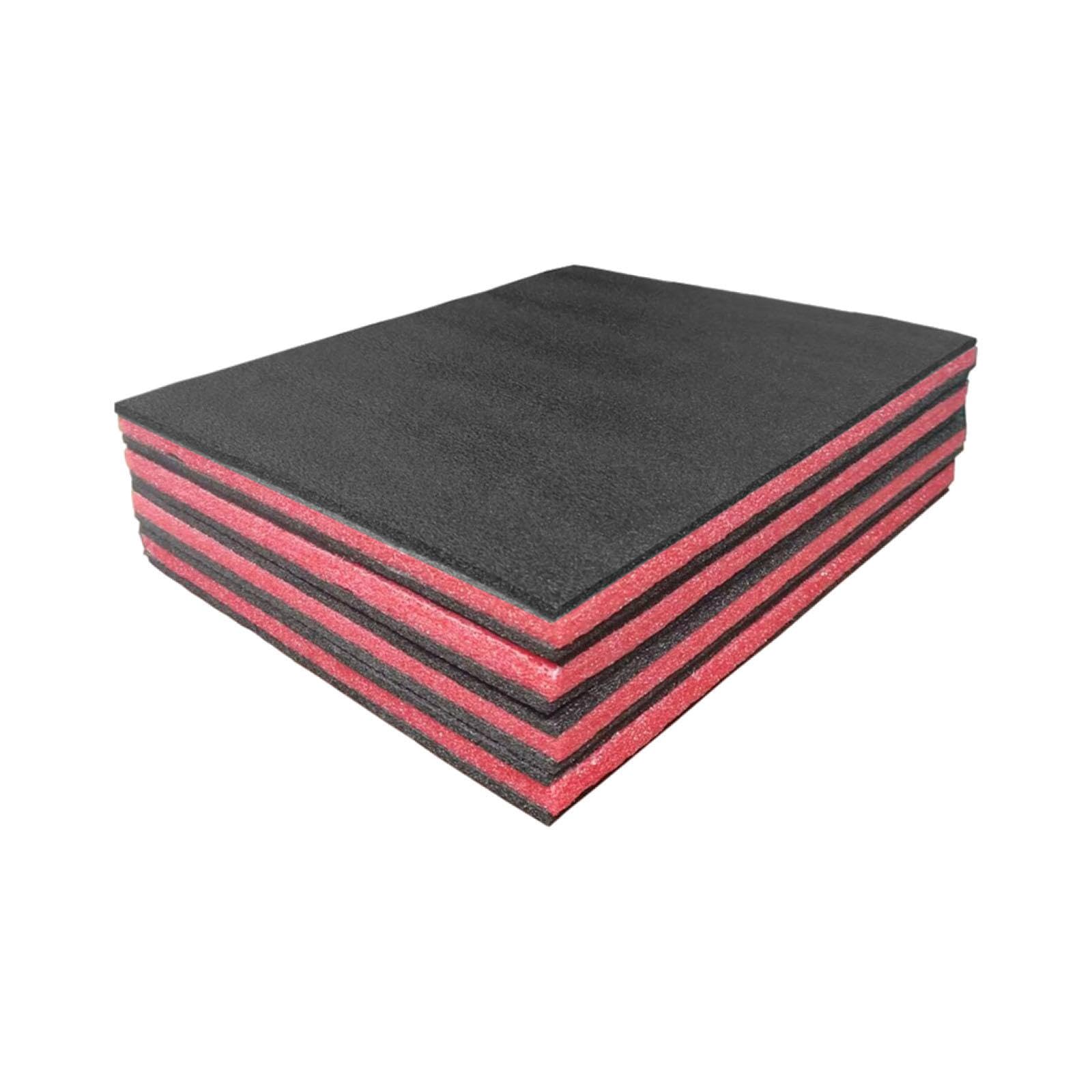 Sharplace Lot de 4 inserts en mousse pour boîte à outils, feuilles de mousse pour outils, faciles à utiliser, protection polyvalente, coussinets d'emballage, 56 Cm X 45.5 Cm X