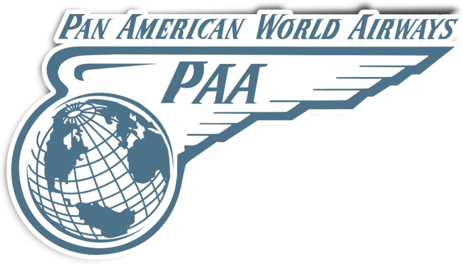 Desert Cactus Pan Am Sticker Decal (IND PAWA11)