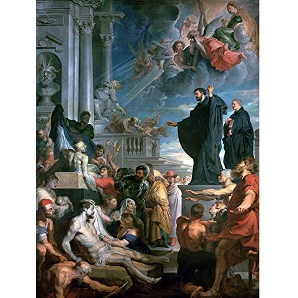 Rubens The Miracles Of St Francis Xavier Art Print Canvas Premium Wall Decor Poster Mural