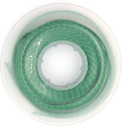 Miniatura 8 de Cadenas de potencia de goma elástica de ortodoncia dental de 15 pies largas/cerradas/cortas (largas, negras)