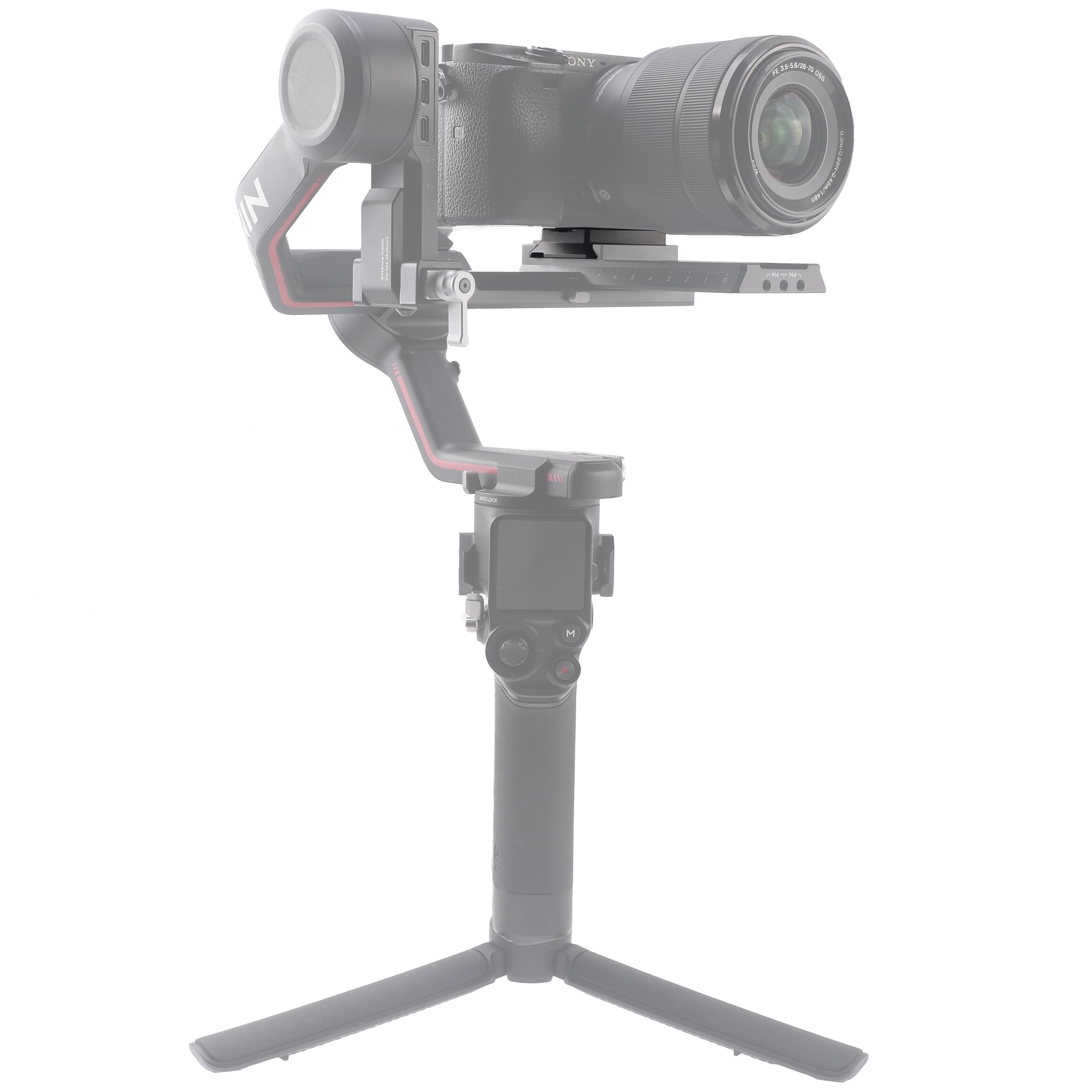 Plaque QR En Aluminium Pour Appareil Photo Reflex Plaque à Dégagement Rapide FOTGA 70mm Pour DJI Ronin SC - Compatible Arca-Swiss, Fixation Rapide Appareil Photo