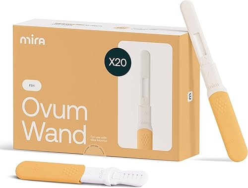 Miniatura 10 de Mira Fertility MAX Varitas, Tiras de prueba de ovulación para mujeres, Monitorear y detectar la ovulación en casa, Rastrear PdG, LH y E3G, Usar