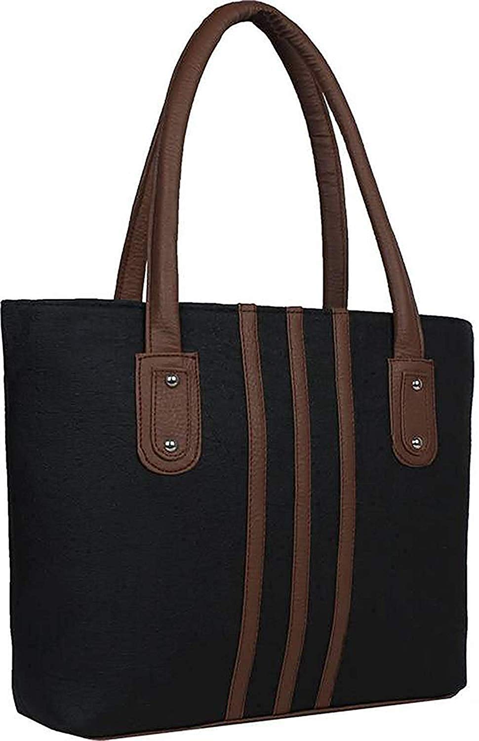 Bellina Womens Shoulder Bag (Black & Brown) (B084KR9TRK) Amazon Price History, Amazon Price Tracker