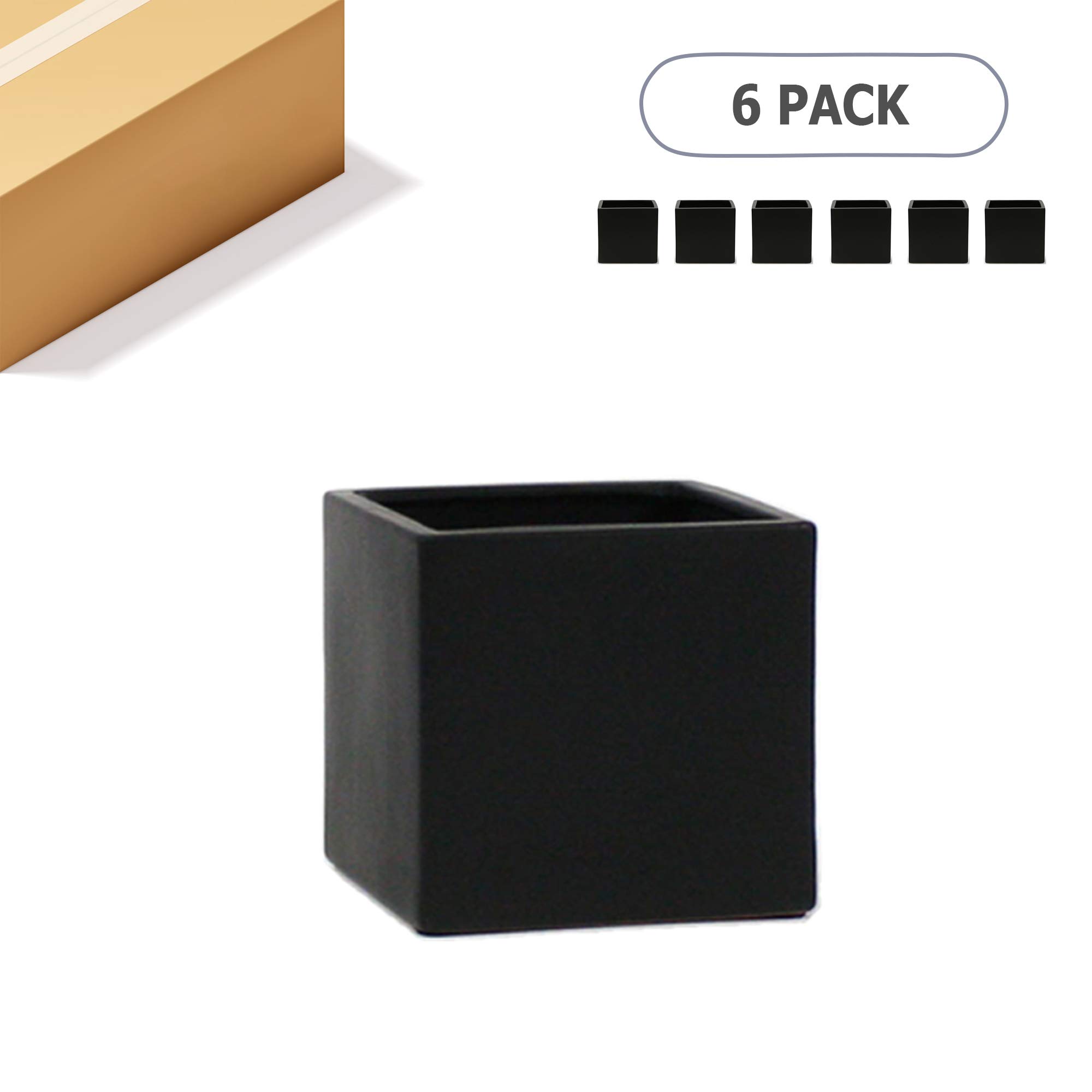 Buy WGV Ceramic Cube Vase Bulk Width 6.5" Height 6" (Fits 6" Pot