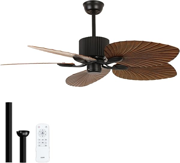 USOR 52in Ceiling Fan with Remote Control