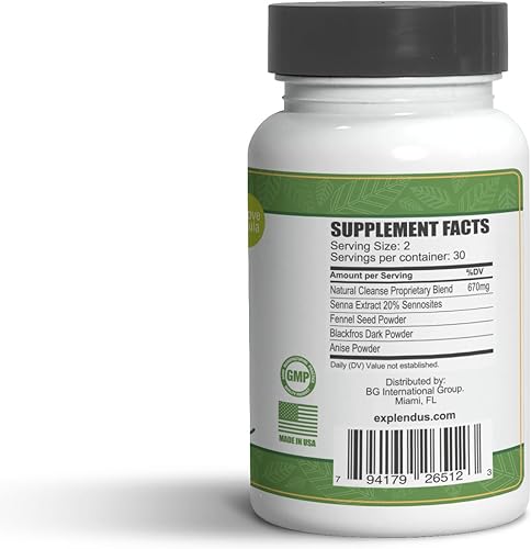 Miniatura 3 de Natural Vita Natural Cleanse, suplemento de colon, limpiador para todo el cuerpo con mezcla patentada