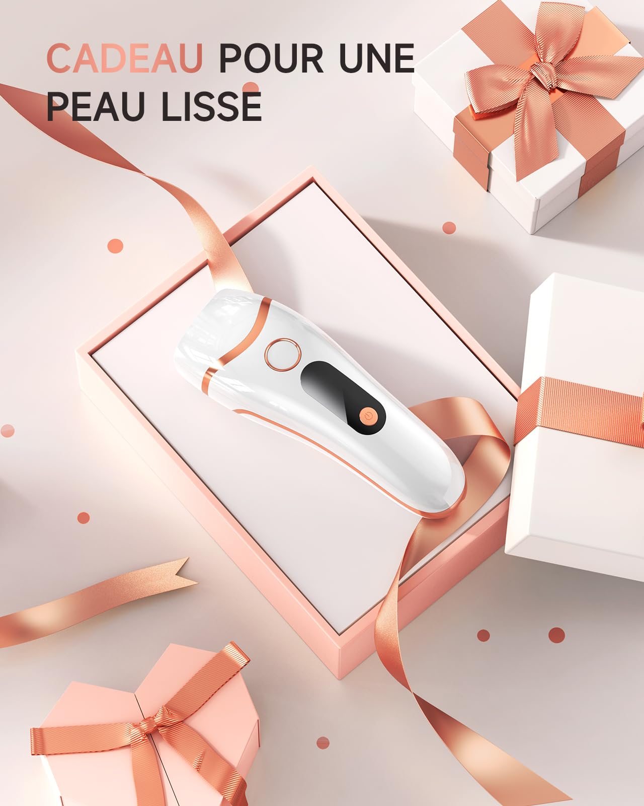 Haarlosy Épilateur Lumière Pulsée, Épilateur Laser 999,900 Flashs avec 3 en 1 [HR/SC/RA], 2 Modes 9 Niveaux Énergie IPL Laser Hair Removal pour Aisselles/Maillot, Salon à la Maison, LCN1208
