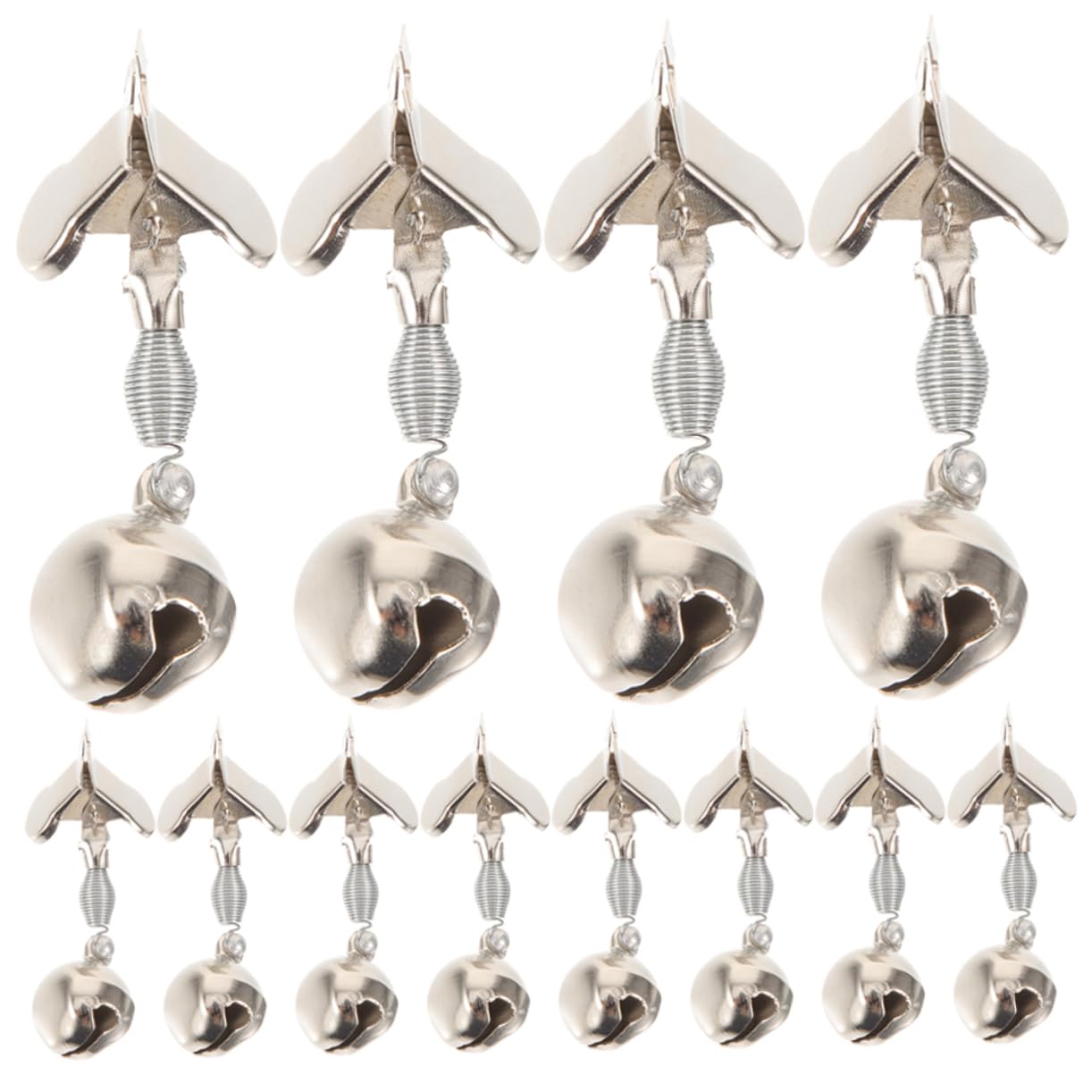 VANZACK 20Pcs Fishing Rod Alarm Bells Loud Alerts for Fishing Enthusiasts Easy Clip Design for Rods Sound Indicators for Every Catch