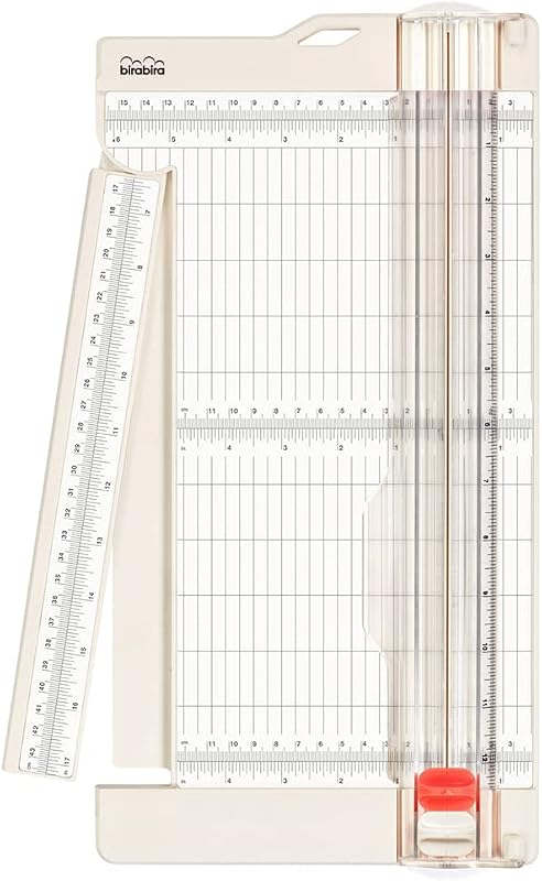 BiraBira Trimmer and Scorer with Swing-Out Arm, 12" x 6" Base | for Coupons Craft Paper and Photo