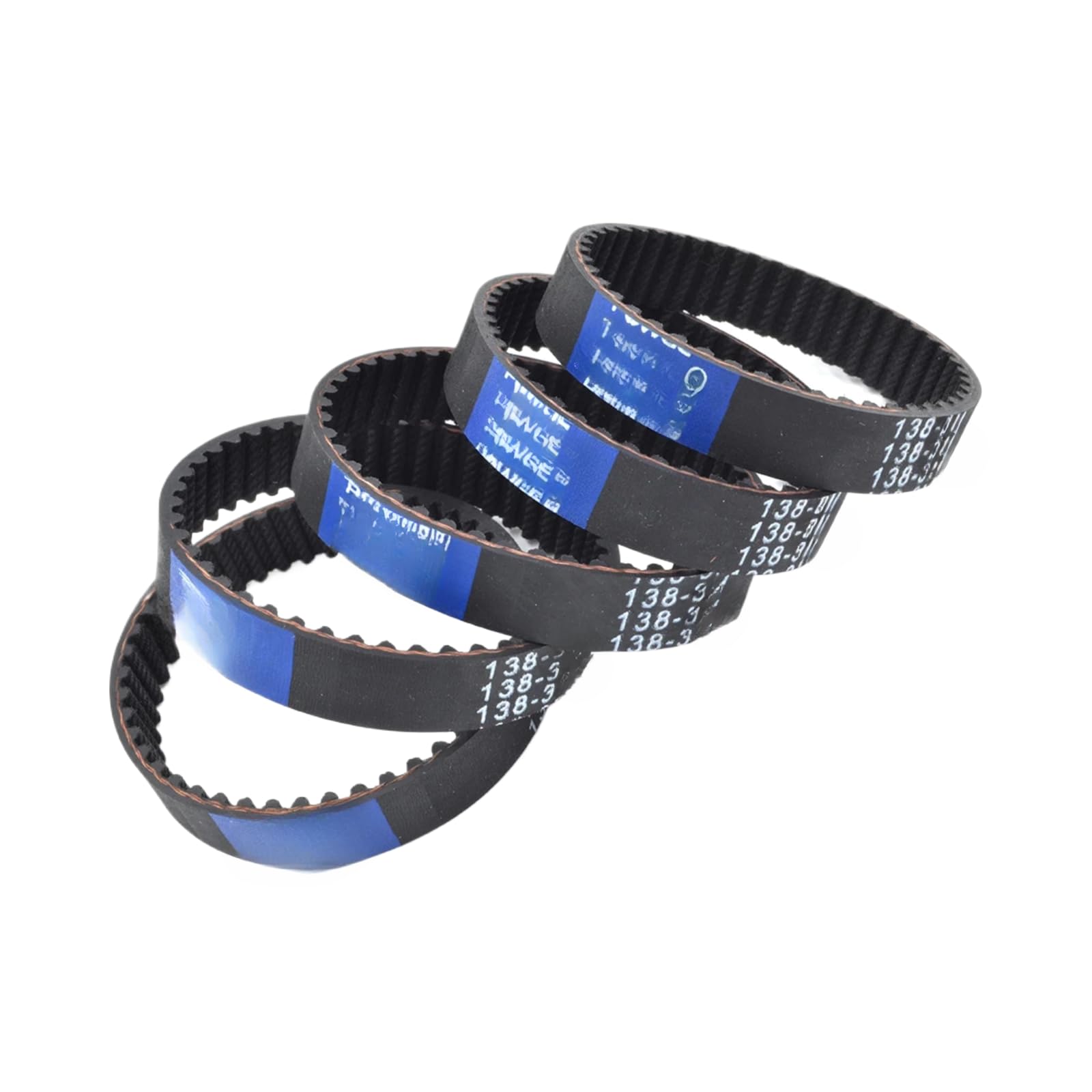 HTD3 meters Caucho Correa dentada Ancho 6-30mm(6mm; 123-300CM-(41 Teeth); 2pcs)