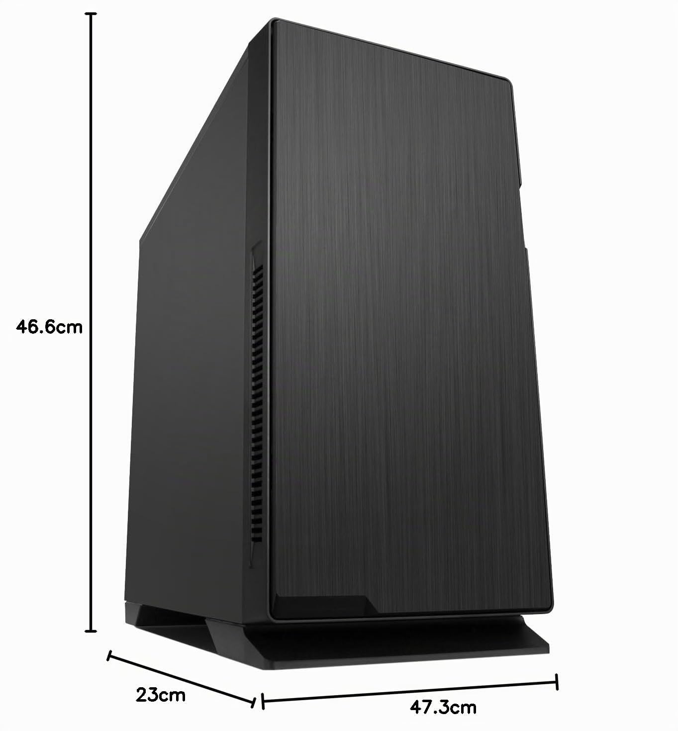 Itek Case SYLENT 07 EVO - Silent Middle Tower, Type-C, 2xUSB3, Card Reader, 3x12cm fan, fan control, 0.7mm, rivest. Fonoassorbente