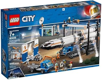 LEGO 60229 City Space Port Rocket Assembly & Transport