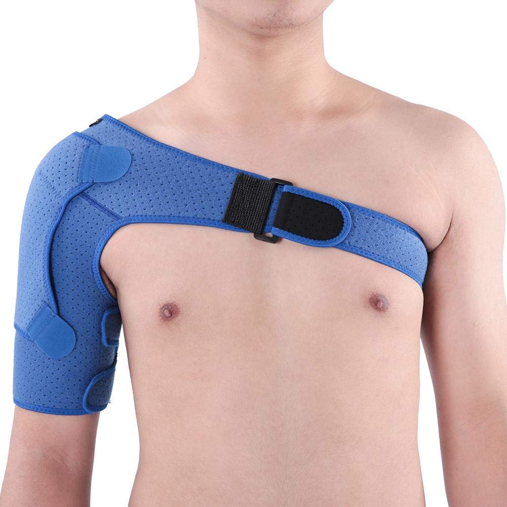 Xuuyuu Shoulder Cuff Support, Punched Breathable Pressurized Brace for Men and Women Injury Prevention Large Size Adjustable Sleeve Brace Arm Protection (39-55in) : Industrial & Scientific