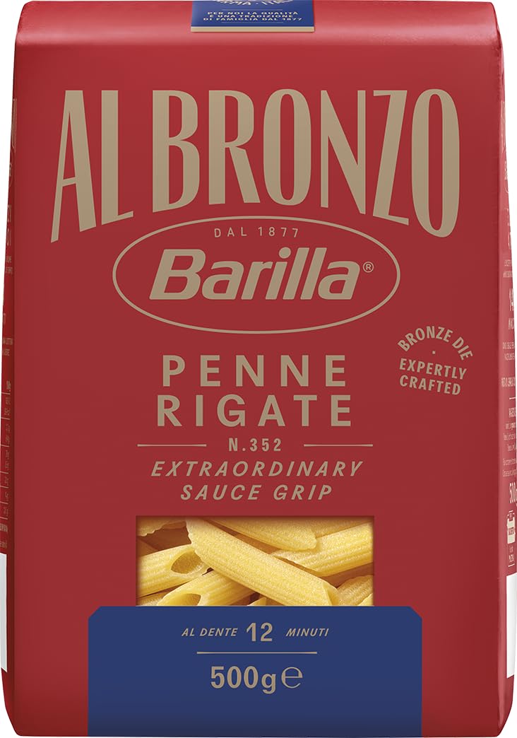 Barilla Pasta Penne Al Bronzo 500Gms-image-35