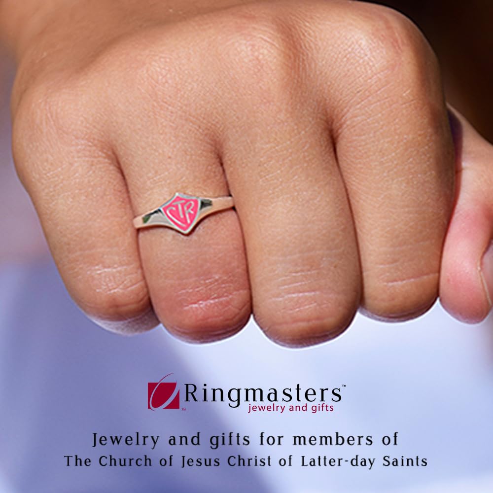 Ringmasters LDS Krawattennadel aus Stahl, zweifarbig, mit Gold- und Silber-Finish, für Missionar, Priestertumsgeschenk