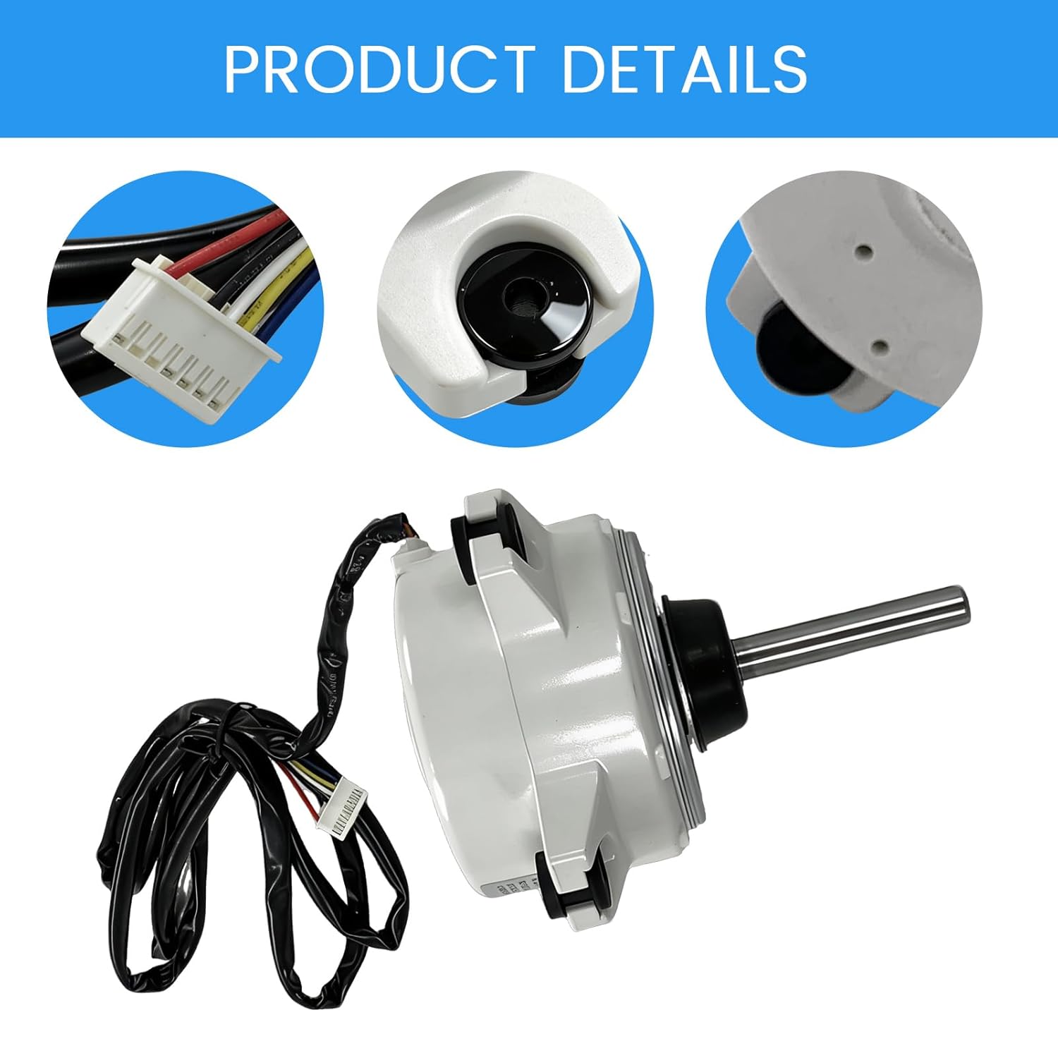 Condenser Fan Motor 9379853019 Brushless DC Compatible with Fujitsu Mini Splits AC Systems MFE-45VVT DC 100W 380V