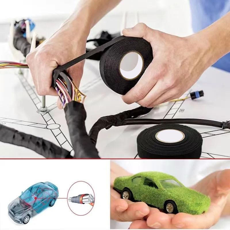 Nastro Isolante Nero 4 Pezzi - 19mm E 15mm X 15m Per Cablaggi Auto E Casa - Foto 5