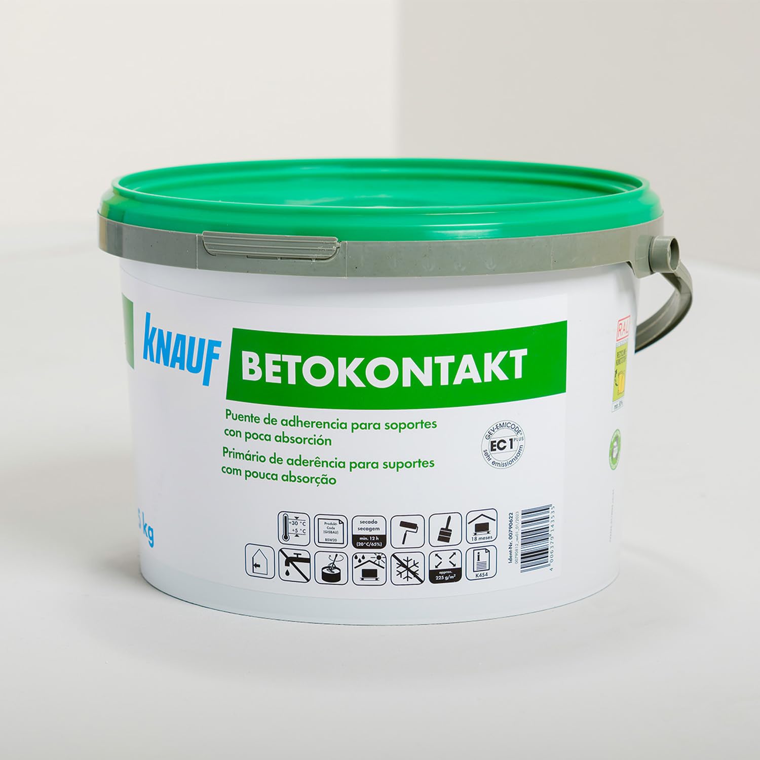 KNAUF Betokontakt 5 kg Puente de Adherencia Rosa para Hormigón y Cerámica