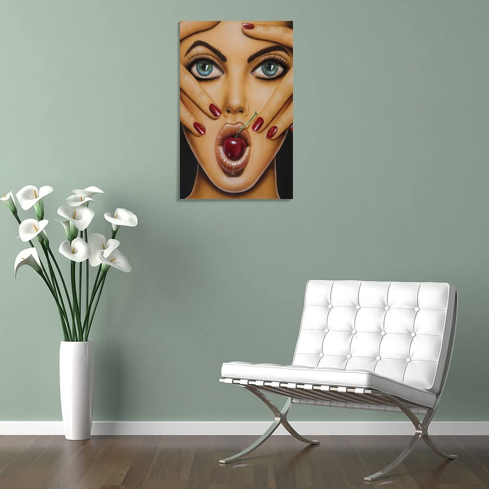 Poster Pop Art con decorazione artistica da parete su tela, poster per camera da letto, 40 x 60 cm