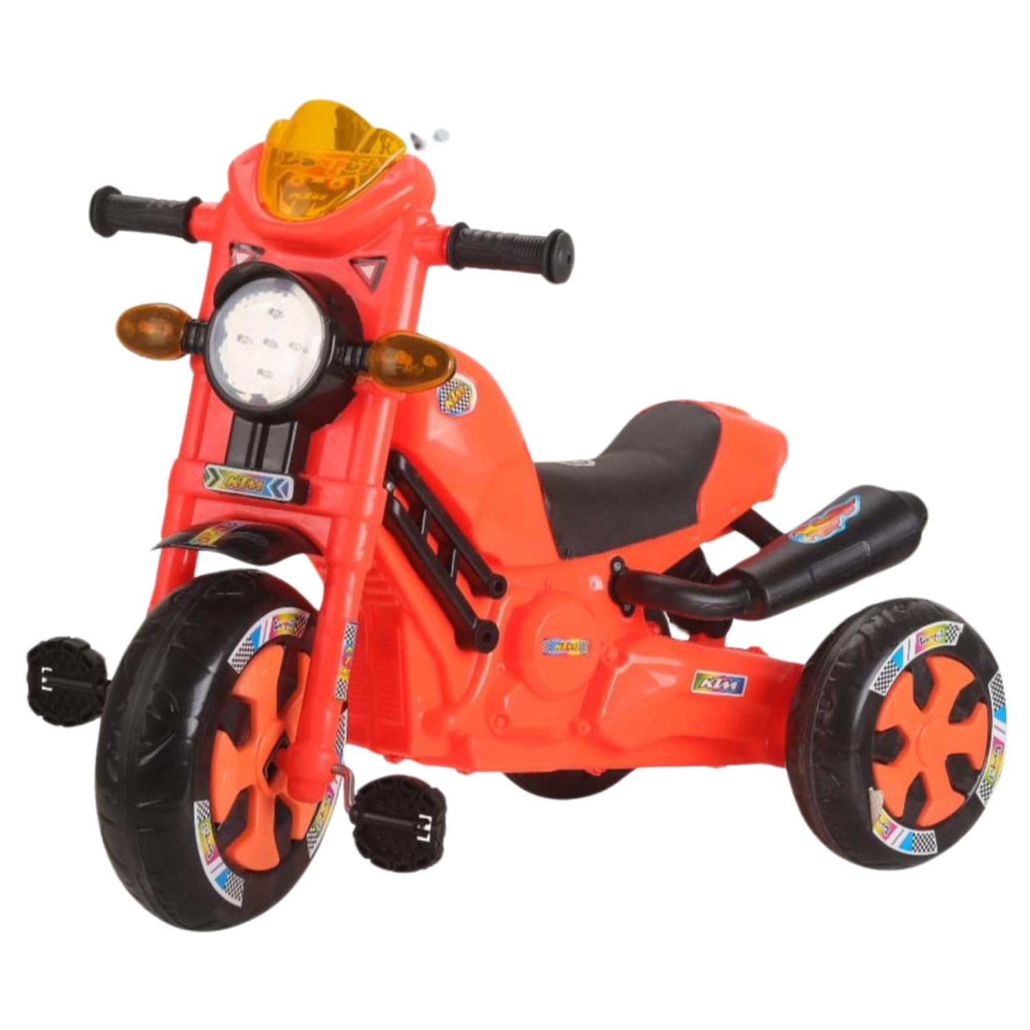 Balaji Trading Company Turbo Bike Pedal Tricycle for Kids | Musical Horn & Lights | Ages 3-6 | Red (B0DD466QC2) Amazon Price History, Amazon Price Tracker