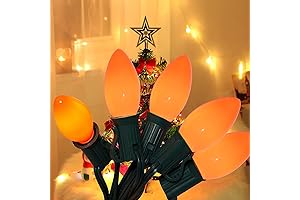 Bewitching C9 Orange Halloween Lights for Eerie Festivities