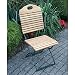 Produktbild Gartenstuhl BAD TÖLZ grün 2er Set, Robinien Holz, klappbar