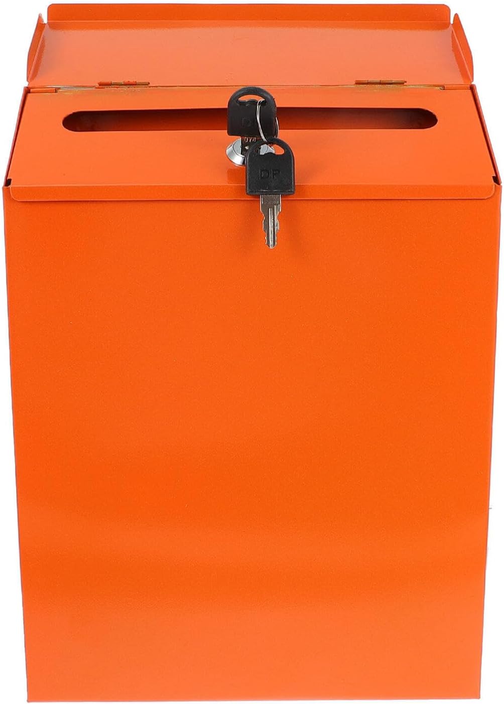 Veemoon Wall Mount Mailbox with Lock Iron Metal Outdoor Mailbox Large Capacity for Home Office Courtyard Pastoral Style Wall-Mount for Secure Mail and Suggestions