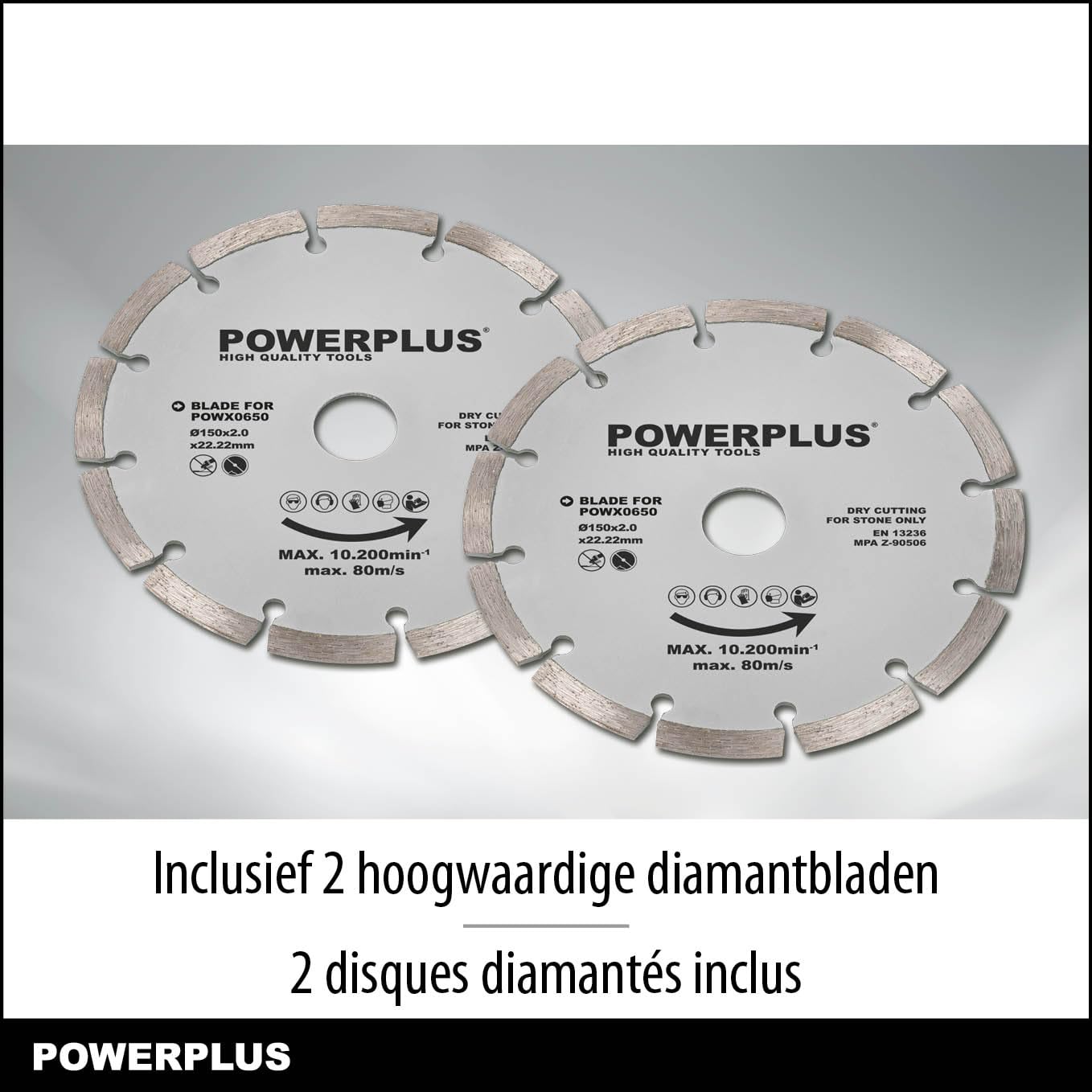 Fresa da muro 1800 W lama diamante 150 mm POWX0650