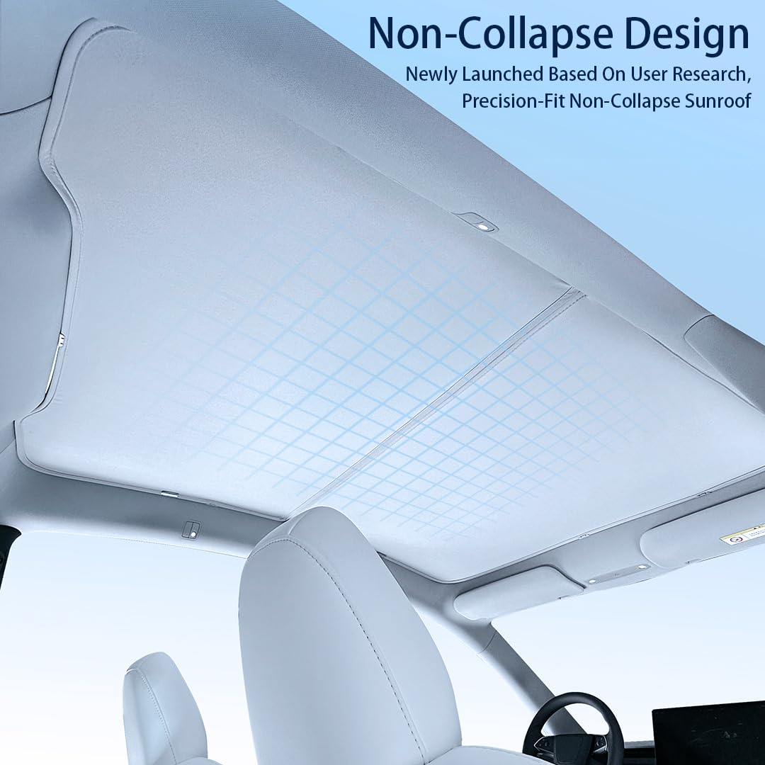 Arcoche Parasole Model Y dla Tesli 2025 2026 Juniper Izolacja cieplna i ochrona przed UV Daszek ze szkła Akcesoria do parasola