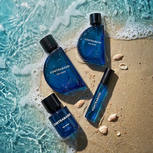 Image of Contraband Eau De Parfum - You Again | Aquatic, Musk and Amber Fragrance Notes | Aquatic Fresh & Long Lasting Spray Perfume For Men & Women | 100 ml