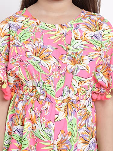 Image of Nautinati Girls Strappy Colourful Jumpsuit | Age 4-8 Years