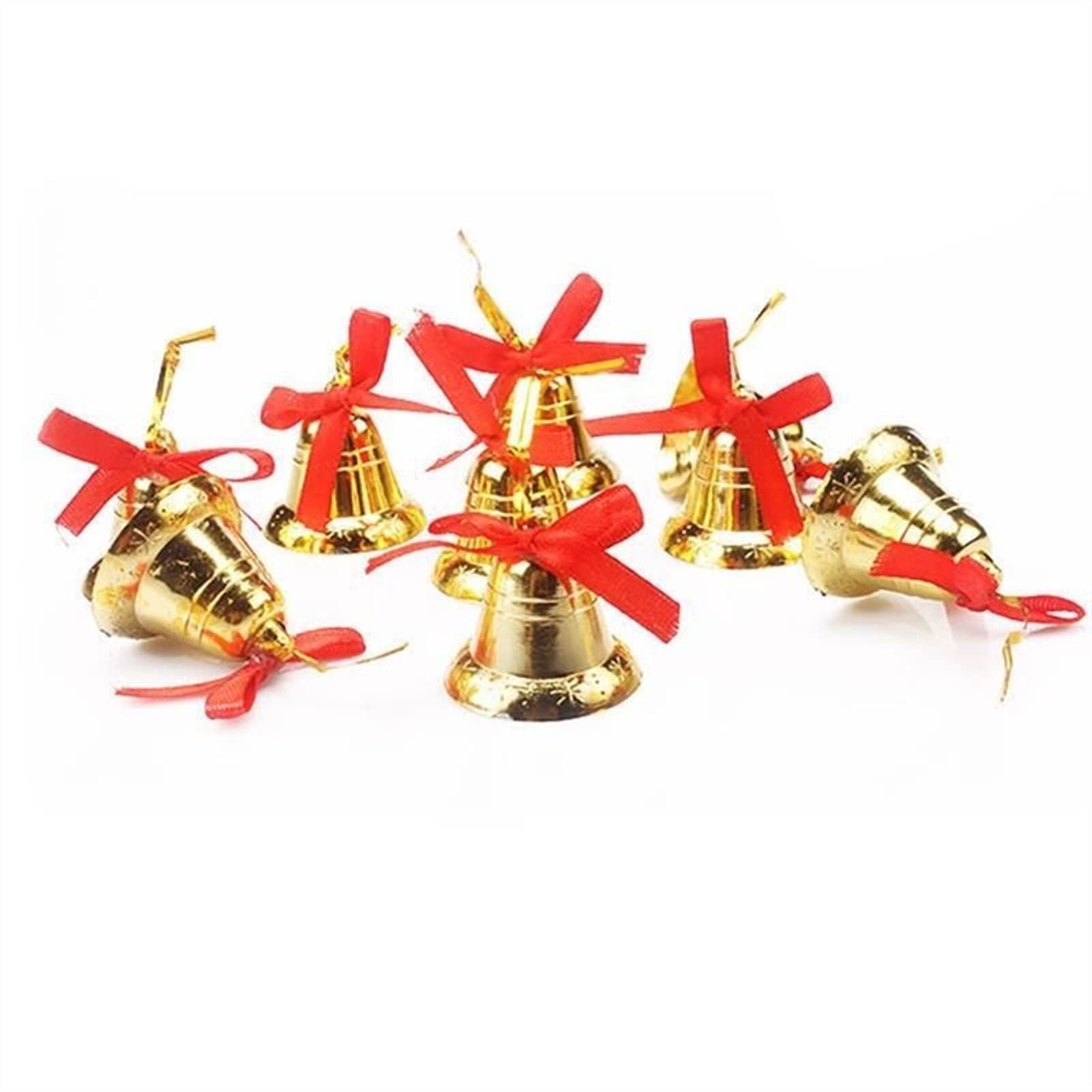 Decorazioni natalizie a forma di campana, Piccole campanelle di Natale 12 pezzi/set natalizie da appendere