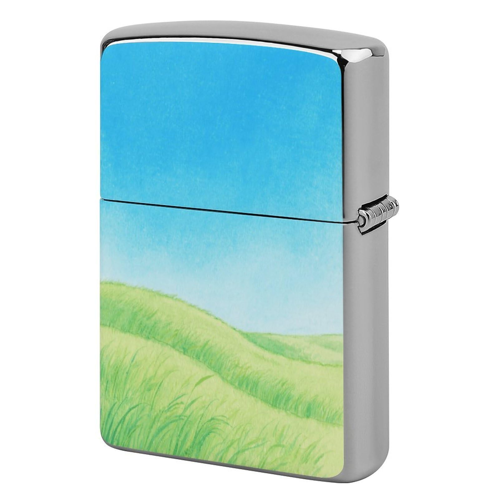 Fekiloot Style Grassland Lighter Case Cover Metal Lighter Case